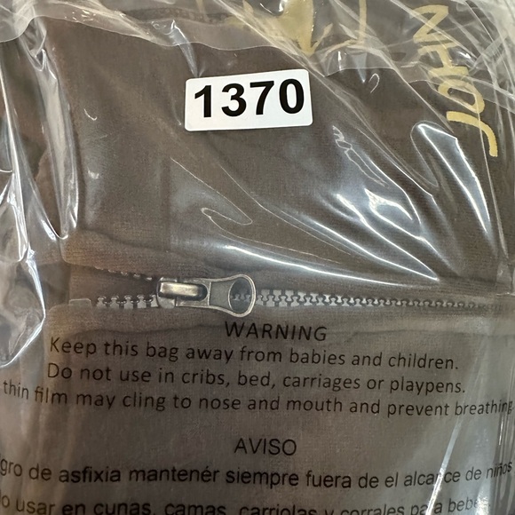 John Deere Heavy Brown Sweatshirt/Hoody Zipper Front Size Large - Picture 10 of 10